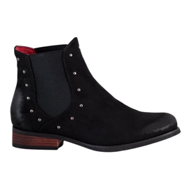 Goodin Stivaletti Chelsea Neri Con Accessori nero