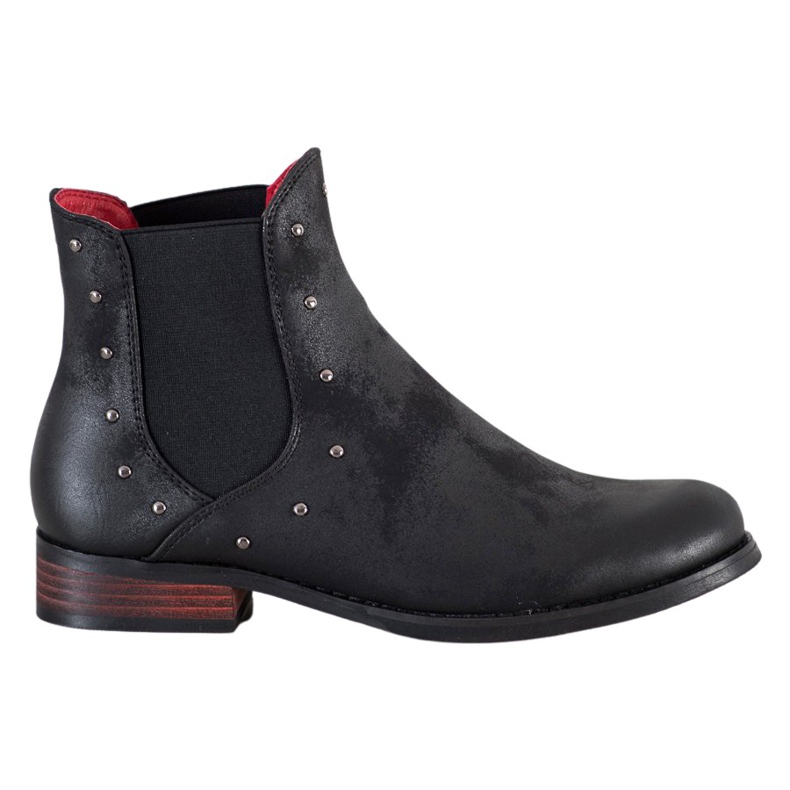 Goodin Stivaletti Chelsea Neri Con Accessori nero