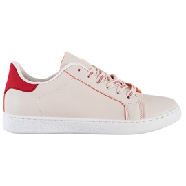 SHELOVET Scarpe sportive alla moda bianco rosso