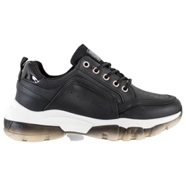 SHELOVET Sneakers in ecopelle nero