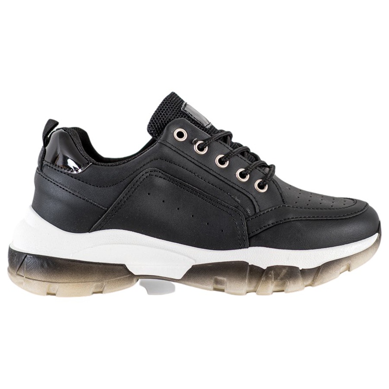 SHELOVET Sneakers in ecopelle nero