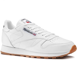 Scarpe da uomo Reebok Cl Lthr bianco 49799