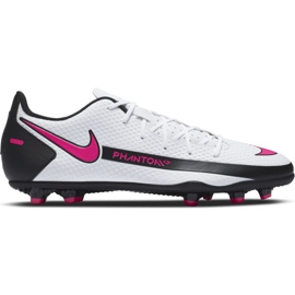 Nike Phantom M Gt Club FG / MG CK8459 160 scarpe da calcio bianca bianca