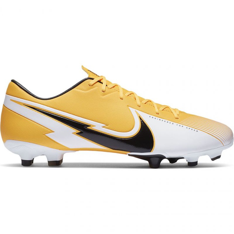 Nike Mercurial Vapor 13 Academy M FG / MG AT5269 801 scarpe da calcio multicolore giallo
