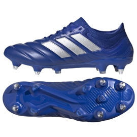 Scarpe da calcio Adidas Copa 20.1 Sg M EH0891 argento, blu blu