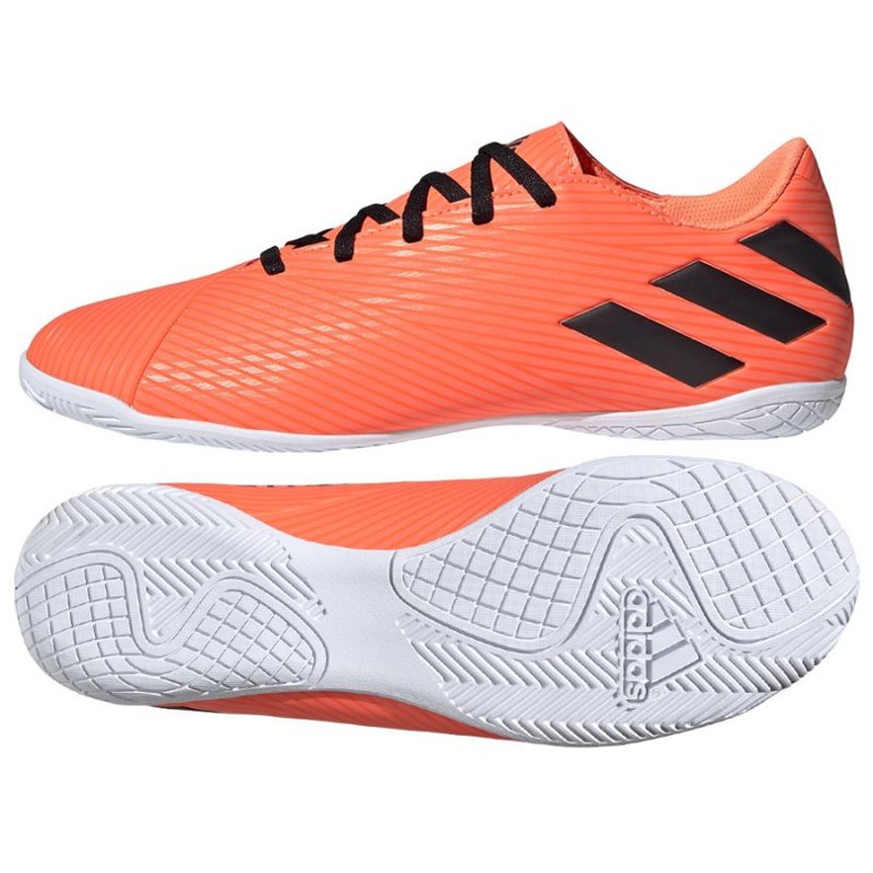 Scarpe indoor adidas Nemeziz 19.4 In M EH0307 multicolore arance e rosse