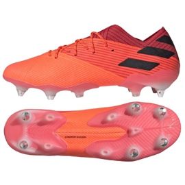 Scarpe da calcio Adidas Nemeziz 19.1 Sg M EH0562 multicolore arancia