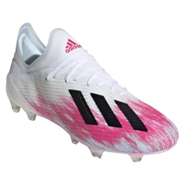 Scarpe da calcio Adidas X 19.1 Fg M EG7125 multicolore bianca