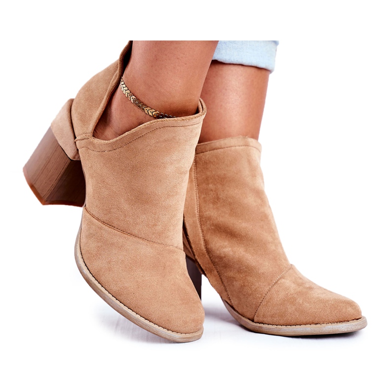 MSMG Stivaletti Donna Taglio Beige Meliori