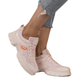 Scarpe sportive rosa alla moda C051