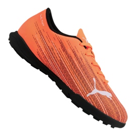 Scarpe da calcio Puma Ultra 4.1 Tt Jr 106103-01 multicolore arancia