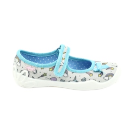 Scarpe per bambini Befado 114X391 blu grigio