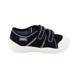 Scarpe per bambini Befado 907P118 bianca blu navy