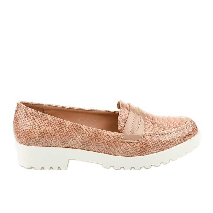RS-WED2 scarpe slip-on beige marrone