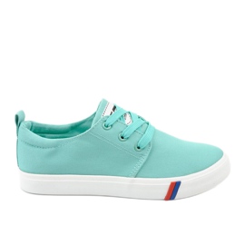 Sneakers classiche da donna verdi T-1743 verde