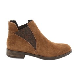 Gamis Stivaletto slip-on in camoscio 4036 marrone