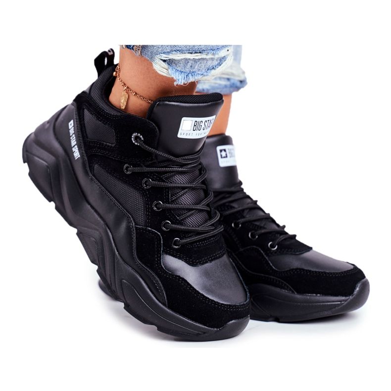 Scarpe Sportive da Donna Big Star Nere GG274644 nero