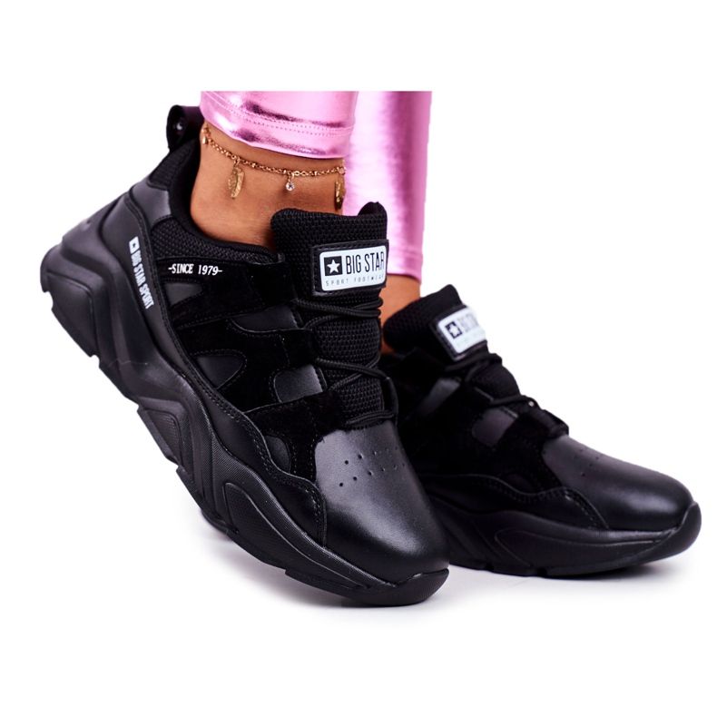 Scarpe Sportive da Donna Big Star Nere GG274636 nero