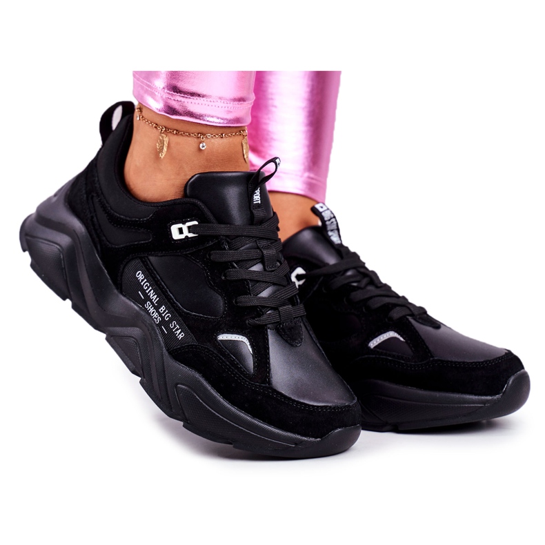 Sneakers Donna Big Star Nere GG274654 nero
