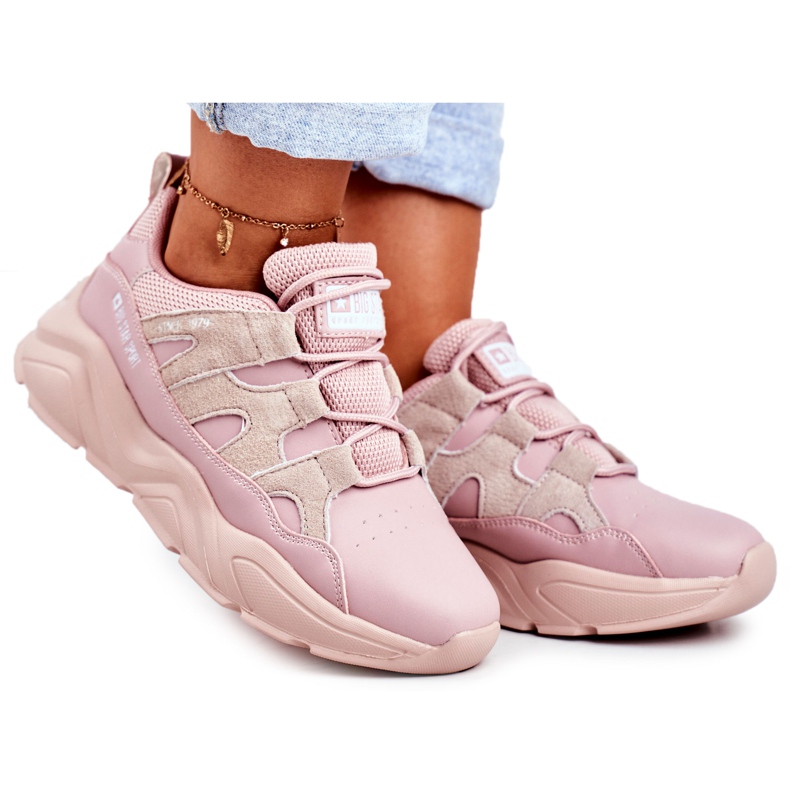 Scarpe sportive da donna Big Star Pink GG274637 rosa