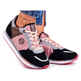 Scarpe Sportive da donna Sneakers Big Star GG274458 nero rosa