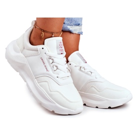 Scarpe Sportive da Donna Sneakers Cross Jeans Bianche GG2R4042C bianco