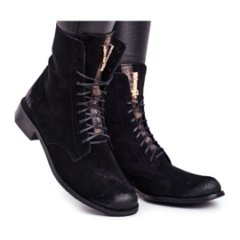 Stivali da donna Nicole Pelle nabuk Nero 2593