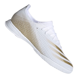 Scarpe da calcio Adidas X Ghosted.3 In M EG8204 nero, bianco, oro bianca