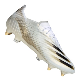 Scarpe da calcio Adidas X Ghosted.1 Sg M EG8260 nero, bianco, oro bianco