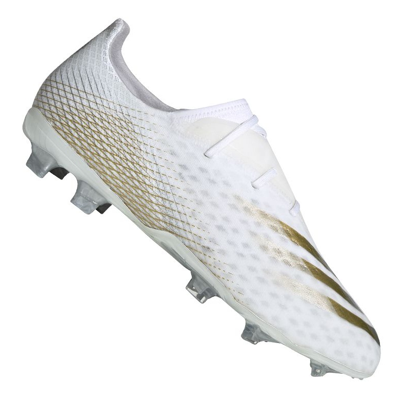 Scarpe da calcio Adidas X Ghosted.2 Fg M FW6776 oro bianco bianca