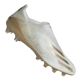 Scarpe da calcio Adidas X Ghosted + Ag M FW9562 nero, bianco, oro bianca