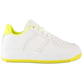 SHELOVET Scarpe Da Ginnastica Sulla Piattaforma bianco
