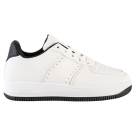 SHELOVET Scarpe Da Ginnastica Su Paltform bianco
