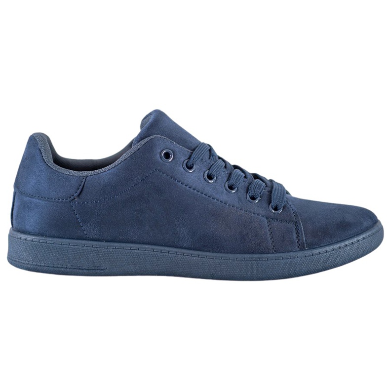 SHELOVET Sneakers in camoscio blu navy