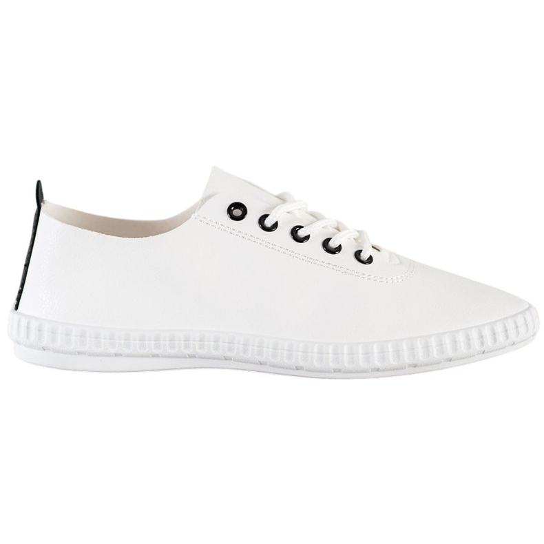SHELOVET Sneakers Leggere Con Ecopelle bianca