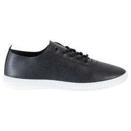 SHELOVET Sneakers Nere Con Ecopelle nero