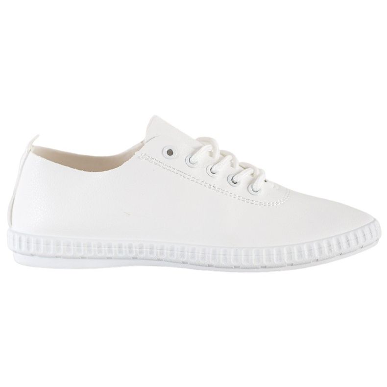 SHELOVET Sneakers Bianche Con Ecopelle bianca