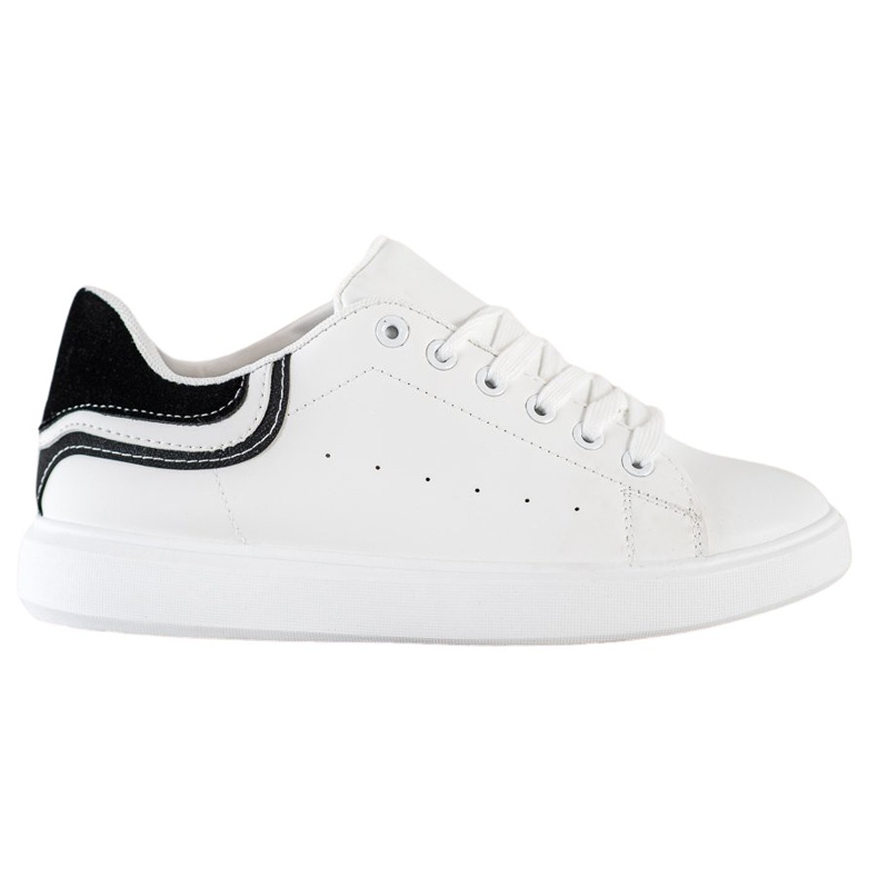 SHELOVET Comode scarpe da ginnastica bianche bianca