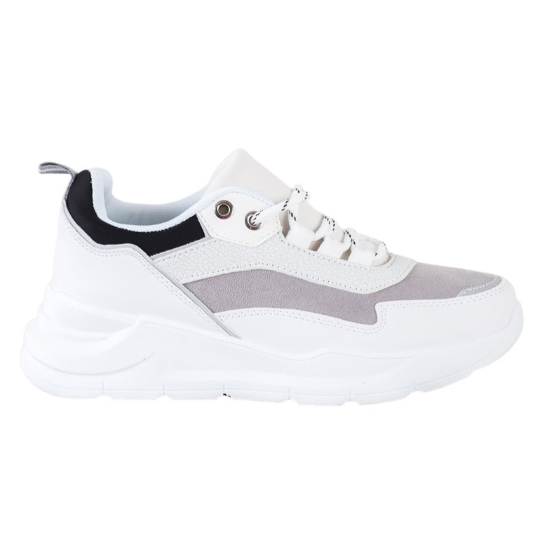 SHELOVET Sneakers allacciate alla moda bianca