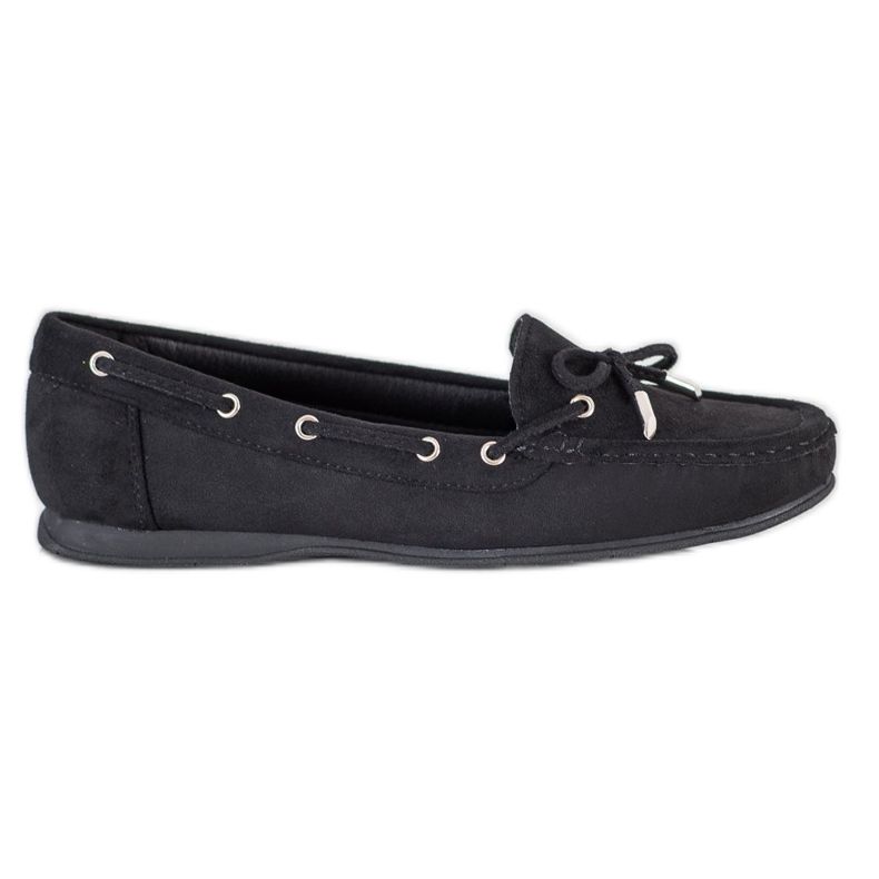 SHELOVET Mocassini neri casual nero