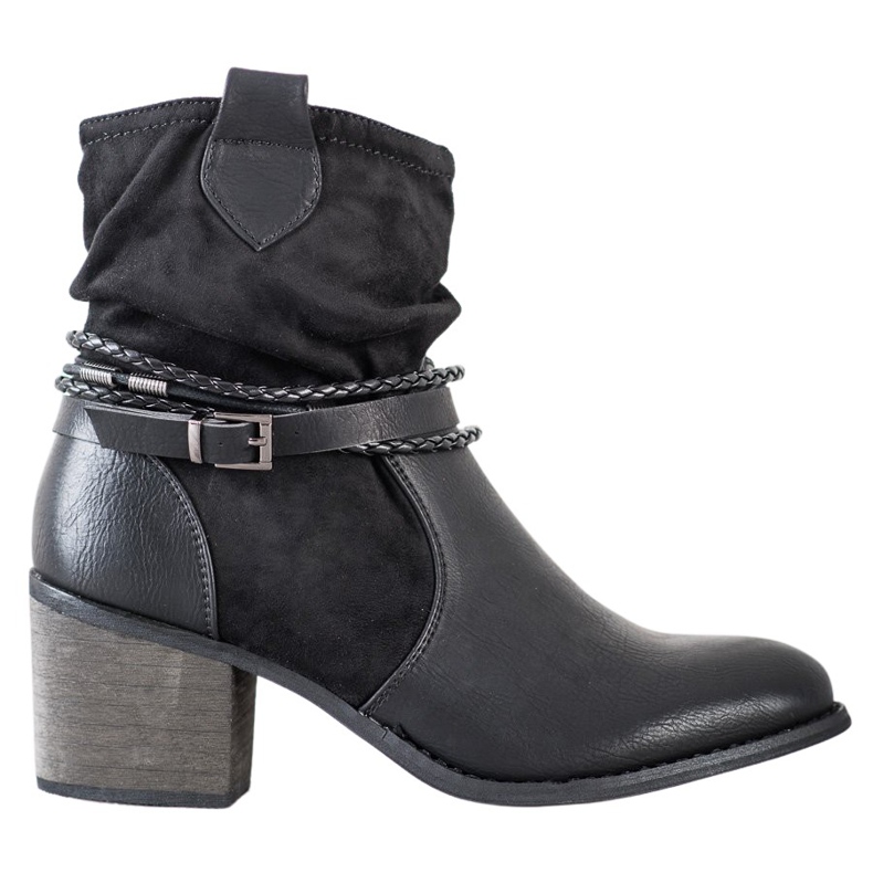 Goodin Cowgirl con strisce decorative nero