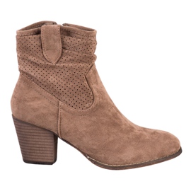 Bestelle Stivali da cowboy classici traforati beige