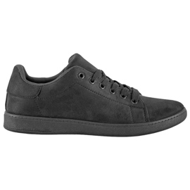 SHELOVET Sneakers in pelle scamosciata nera nero