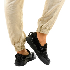 Scarpe sportive slip-on B120 nere nero