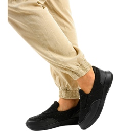 Scarpe sportive slip-on B84 nere nero