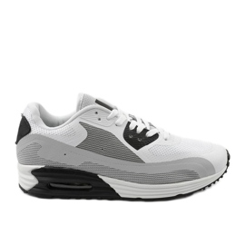 Scarpe sportive da uomo bianche 1503 bianco