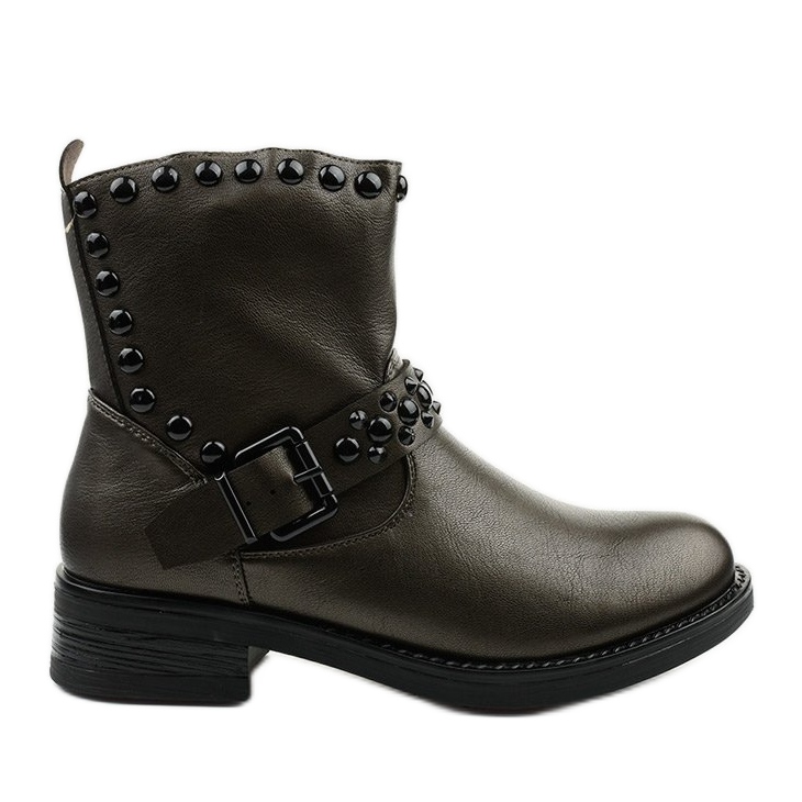 Stivali marroni da donna con litas Morning marrone