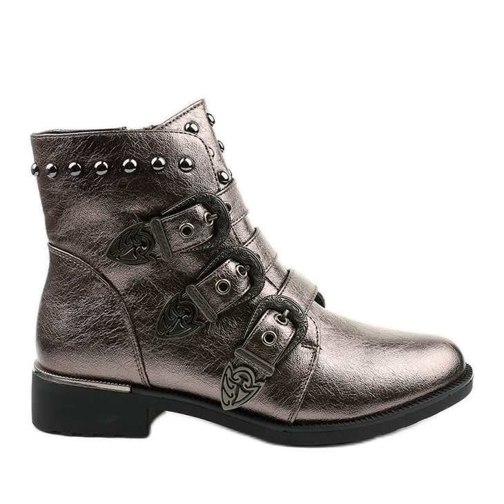 Stivali da donna grigi con litas Aotoria grigio