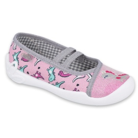 Scarpe per bambini Befado 116X280 rosa grigio