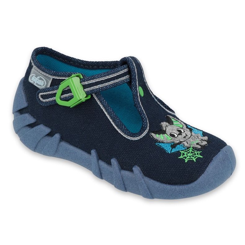 Scarpe per bambini Befado 110P388 blu navy verde